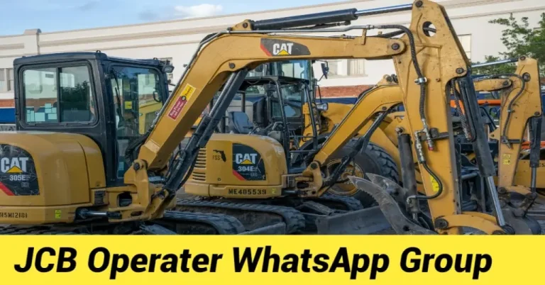 Latest JCB Operator WhatsApp Group Links Join List 2024