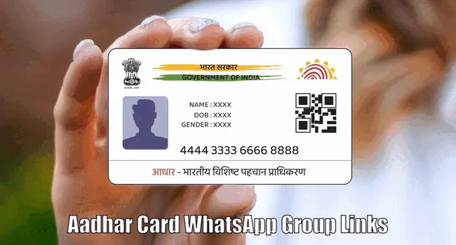 1200+ Aadhar Card WhatsApp Group Links List 2024